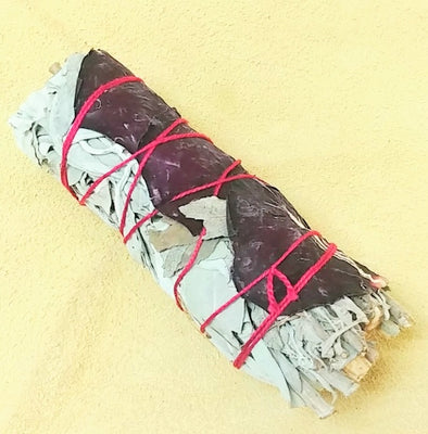 4" Sage w/Rose Petals
