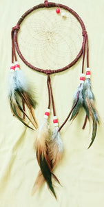 6" Dream Catcher - Burgundy