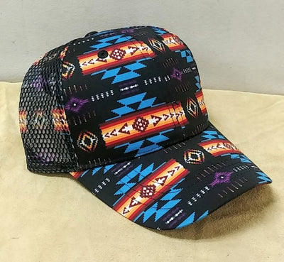 Southwest Mesh Cap - Black