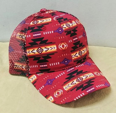 Southwest Mesh Cap - Red