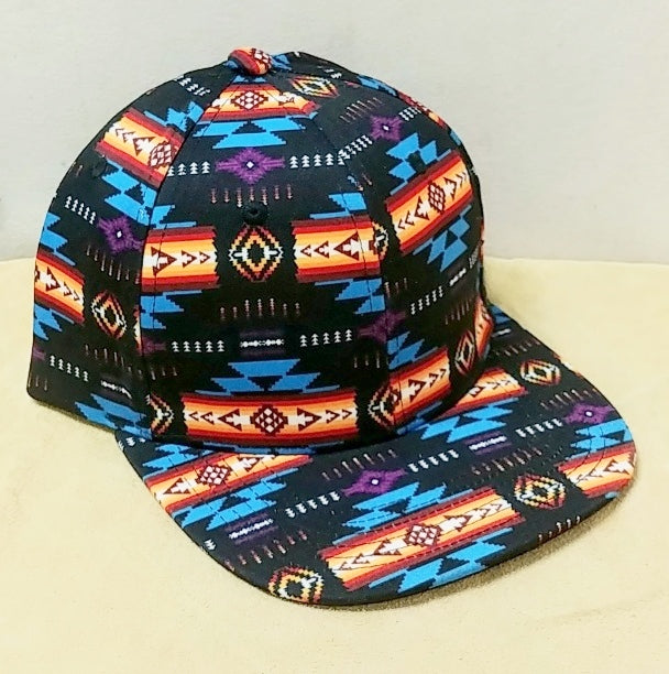 Southwest Style Cap - Black