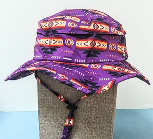 Southwest Style Camper Hat - Purple