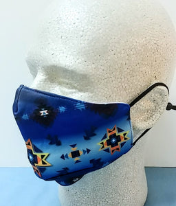 Diamond Star Mask - Blue