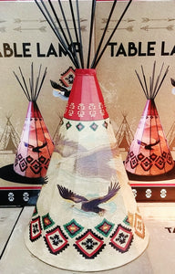 Teepee table lamp - Eagle