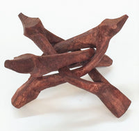 Wooden Tri-Pod Stand Red, 8"