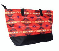 Southwest Design Tote Bag - Red