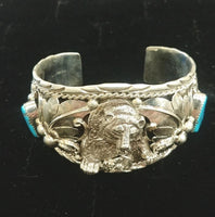 SS Turquoise Bear Bracelet