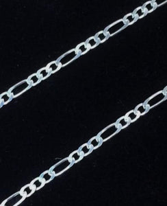 SS Figaro Chain, 2.9MM (Gauge 080), 20"