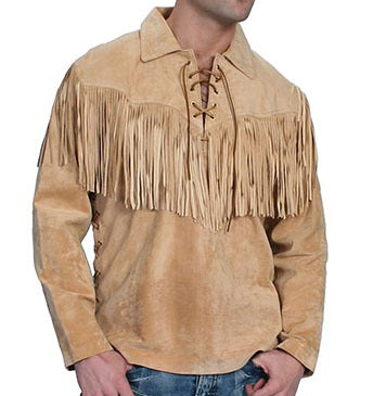 Bourbon Boar Suede Leather Shirt