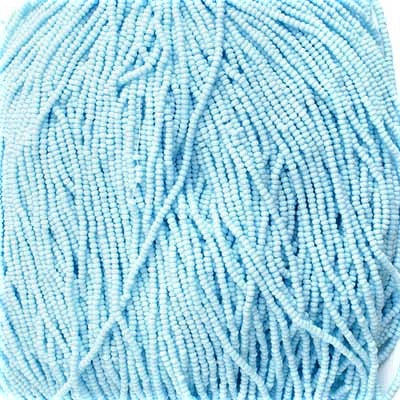 11/0 OP Lt Blue SOLGEL 1/2 Hank