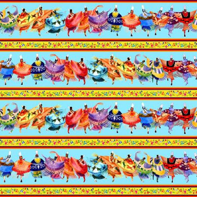 ELS3200-Blue Shawl Dancers