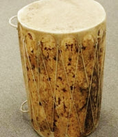 Cochiti Log Drum, Tall  28x15"