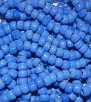 9mm Blue Crow Beads