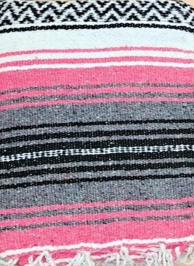 Falsa Blanket Dark Pink/Grey