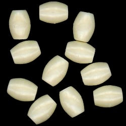 Hairpipe 1/2" White Bone 50pc