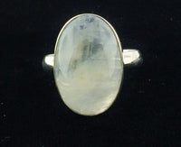 SS Moonstone Oval Rings