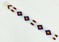 2x10 Tribal Regalia Bead Strip White #4