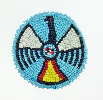 1.5" Rosette Thunderbird Blue