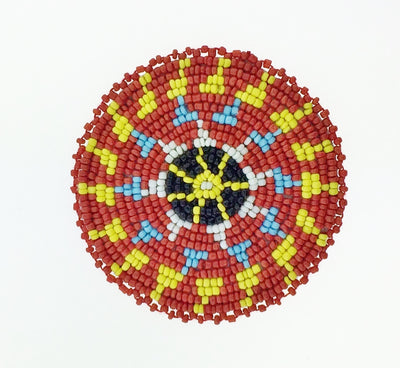 3" Red Yellow Star Rosette 5A