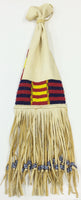 Red Beaded Pipe Bag, 17"