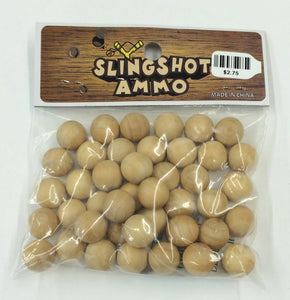 Wood Ball Slingshot Ammo