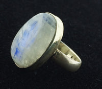 SS Moonstone Oval Rings