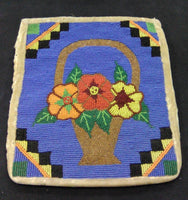 Antique Floral Beaded Bag