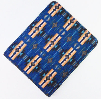 Men's Fleece Gradient Wallet - Aqua