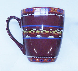 Ceramic Mug Southwest Design #2 - Purple