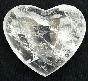 Gemstone Heart - Quartz, Small