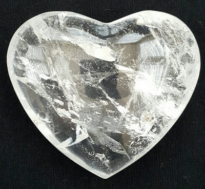 Quartz Gemstone Heart