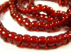 Red Tr Crow beads