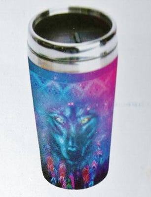 Travel Mug 16 oz - Wolf