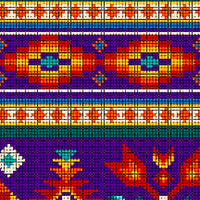 Tucson 450 Purple Bead Pattern