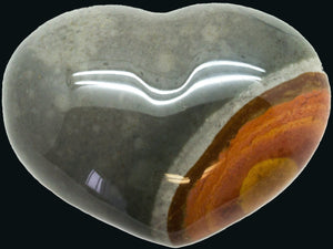 Gemstone Heart - Polychrome Jasper Small