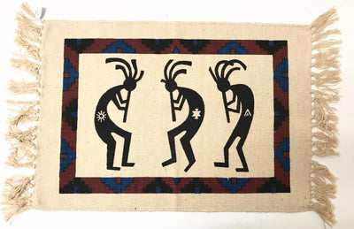 Placemat - 3 Kokopelli 13"x 19